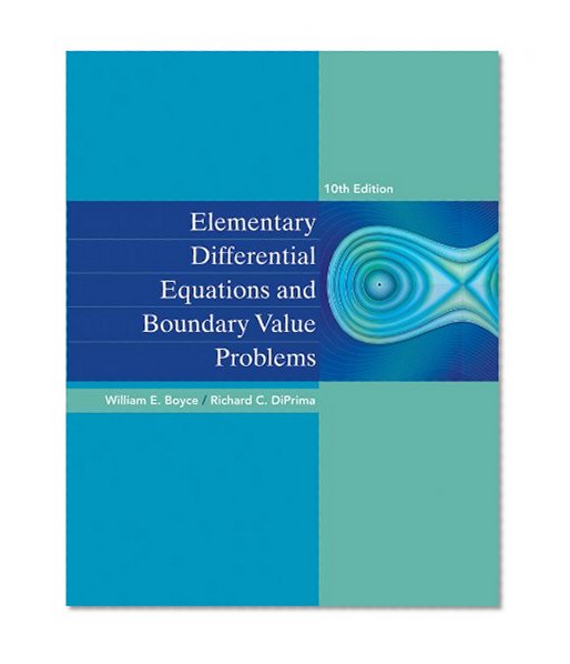 Book Cover Elementary Differential Equations and Boundary Value Problems 10e + WileyPLUS Registration Card