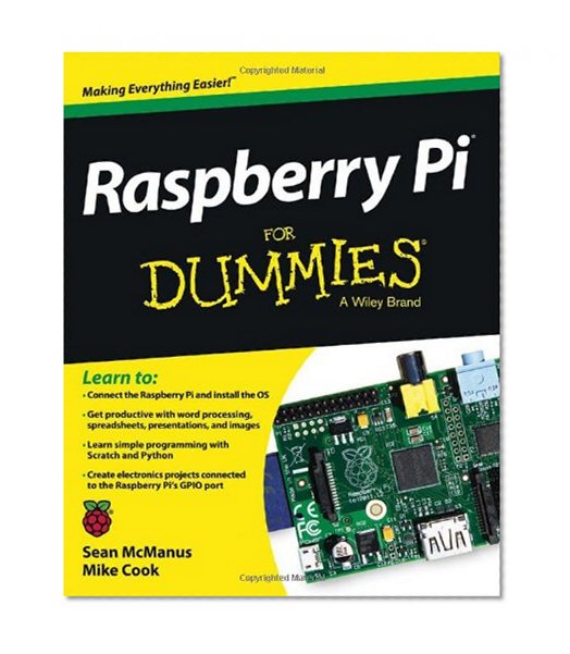 Book Cover Raspberry Pi For Dummies
