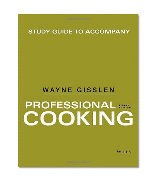Book Cover Study Guide to accompany Professional Cooking