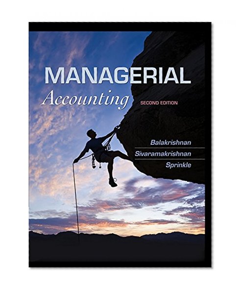 Book Cover Managerial Accounting 2e + WileyPLUS Registration Card (Wiley Plus Products)