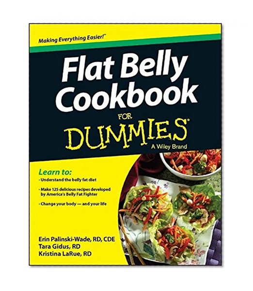 Book Cover Flat Belly Cookbook For Dummies