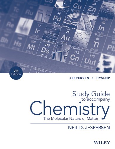 Book Cover Study Guide to Accompany Chemistry: The Molecular Nature of Matter, 7th Edition