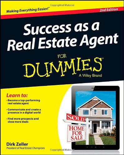 Book Cover Success as a Real Estate Agent For Dummies
