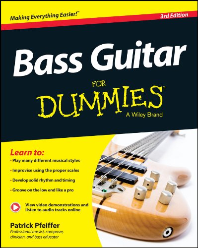 Book Cover Bass Guitar For Dummies, Book + Online Video & Audio Instruction (For Dummies Series)