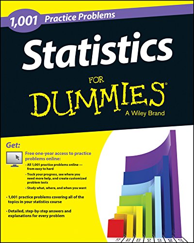 Book Cover Statistics: 1,001 Practice Problems For Dummies