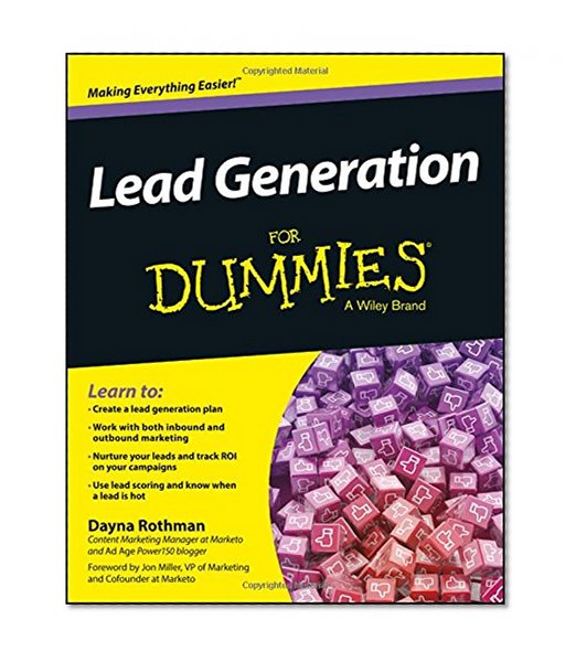 Book Cover Lead Generation For Dummies