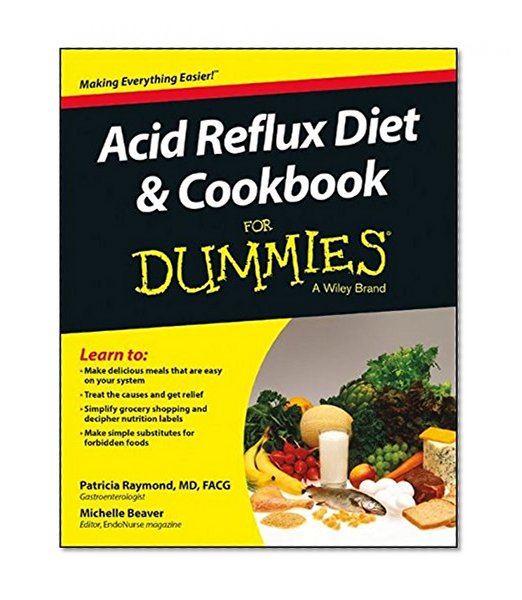 Book Cover Acid Reflux Diet and Cookbook For Dummies