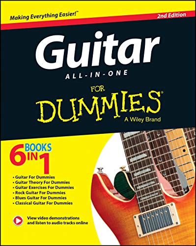 Book Cover Guitar All-in-One For Dummies: Book + Online Video and Audio Instruction
