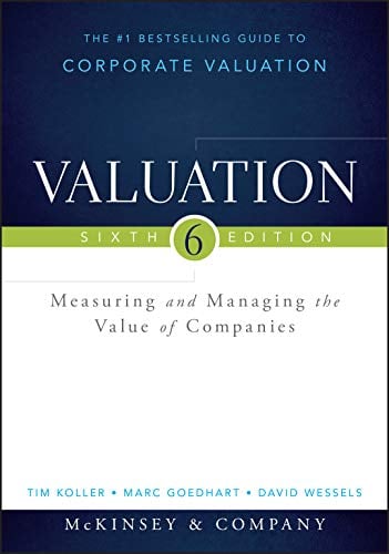 Book Cover Valuation: Measuring and Managing the Value of Companies (Wiley Finance)