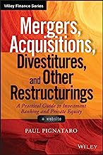 Book Cover Mergers, Acquisitions, Divestitures, and Other Restructurings, + Website (Wiley Finance)