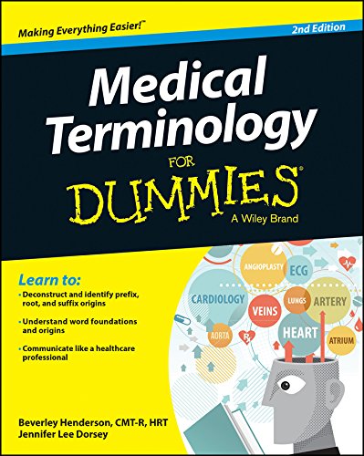 Book Cover Medical Terminology Fd, 2e (For Dummies)
