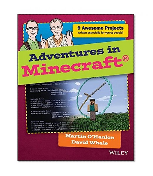 Book Cover Adventures in Minecraft