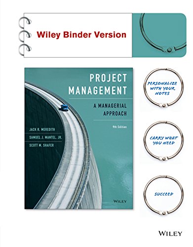 Book Cover Project Management, Binder Ready Version: A Managerial Approach