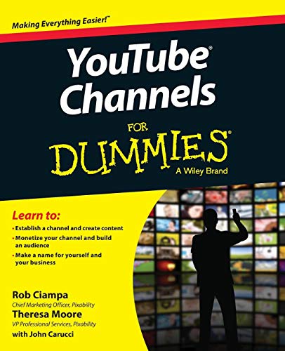Book Cover YouTube Channels For Dummies