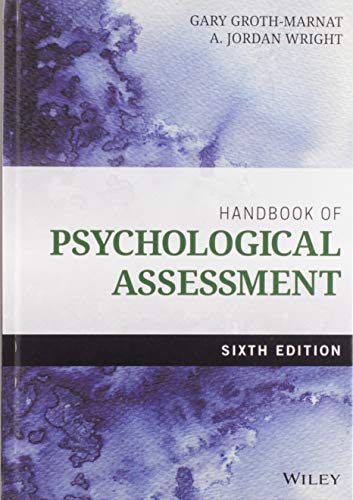 Book Cover Handbook of Psychological Assessment