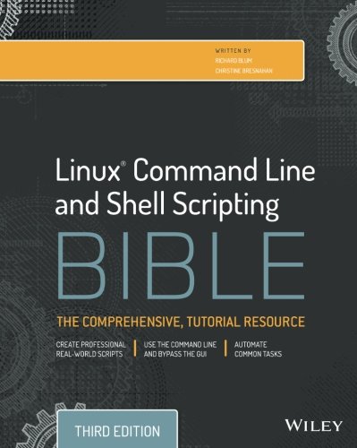 Book Cover Linux Command Line and Shell Scripting Bible, 3rd Edition