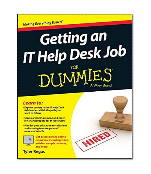 Book Cover Getting an IT Help Desk Job For Dummies (For Dummies (Computers))