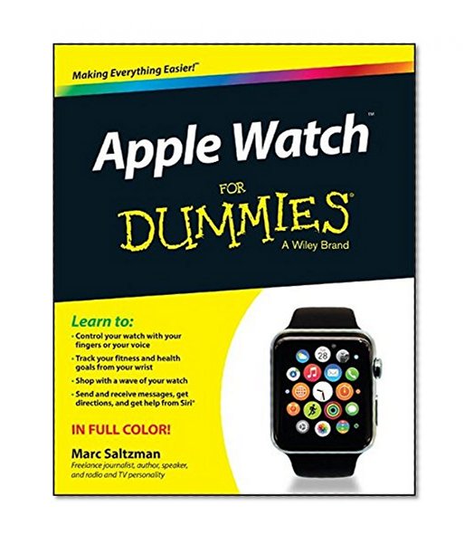 Book Cover Apple Watch For Dummies