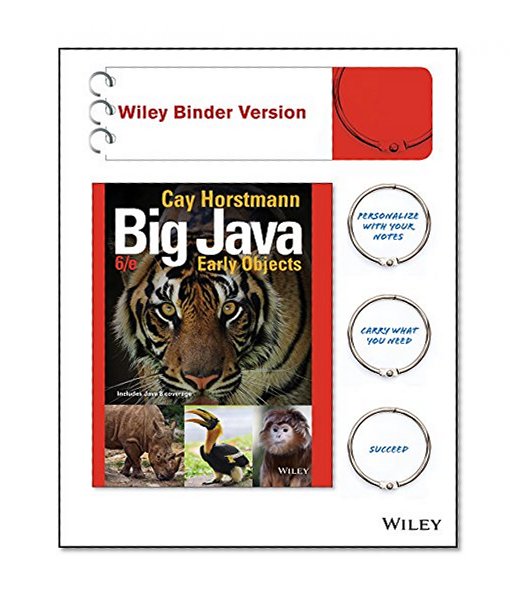 Book Cover Big Java, Binder Ready Version: Early Objects