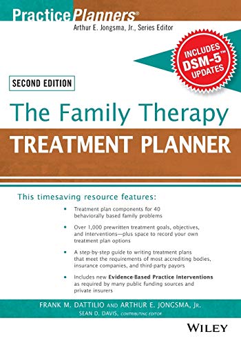 Book Cover The Family Therapy Treatment Planner, with DSM-5 Updates, 2nd Edition (PracticePlanners)