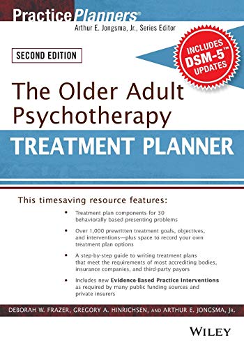 Book Cover The Older Adult Psychotherapy Treatment Planner, with DSM-5 Updates, 2nd Edition (PracticePlanners)