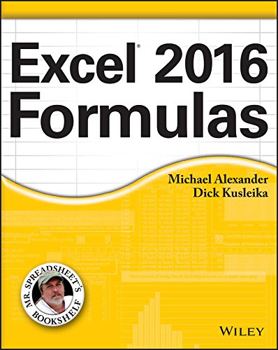 Book Cover Excel 2016 Formulas (Mr. Spreadsheet's Bookshelf)