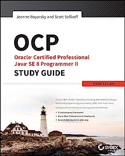 Book Cover OCP: Oracle Certified Professional Java SE 8 Programmer II Study Guide: Exam 1Z0-809