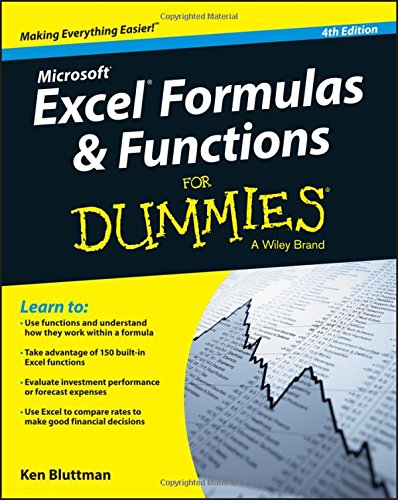 Book Cover Excel Formulas and Functions FD 4e (For Dummies)