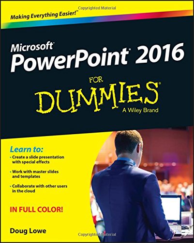 Book Cover PowerPoint 2016 For Dummies