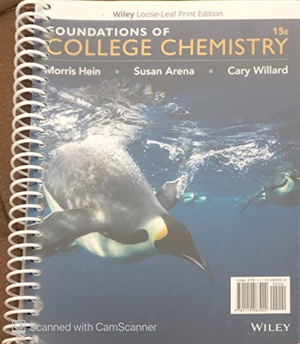 Foundations of College Chemistry, Binder Ready Version