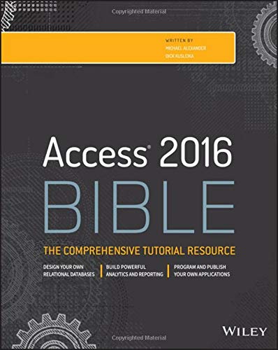 Book Cover Access 2016 Bible