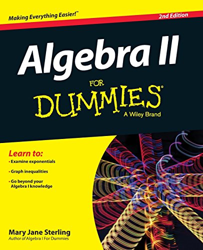 Book Cover Algebra II For Dummies, 2nd edition