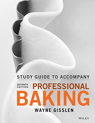Book Cover Student Study Guide to accompany Professional Baking