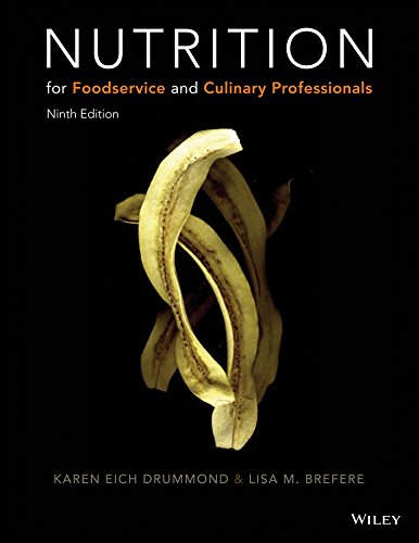 Book Cover Nutrition for Foodservice and Culinary Professionals
