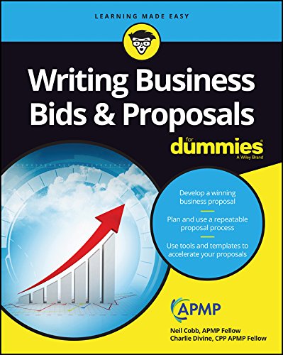 Book Cover Writing Business Bids and Proposals For Dummies