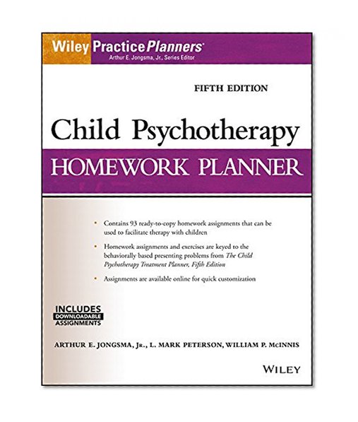 Book Cover Child Psychotherapy Homework Planner (PracticePlanners)