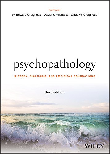 Book Cover Psychopathology: History, Diagnosis, and Empirical Foundations