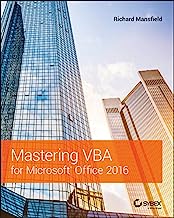 Book Cover Mastering VBA for Microsoft Office 2016