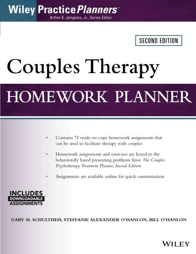 Book Cover Couples Therapy Homework Planner (Wiley Practice Planners)