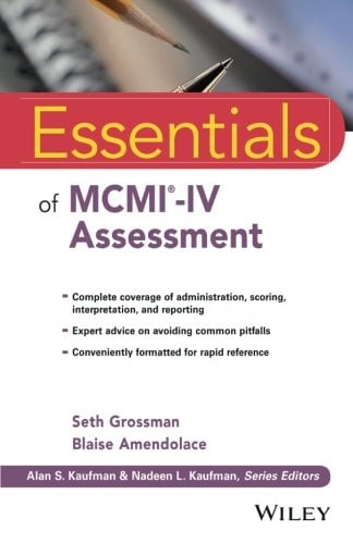 Book Cover Essentials of MCMI-IV Assessment (Essentials of Psychological Assessment)