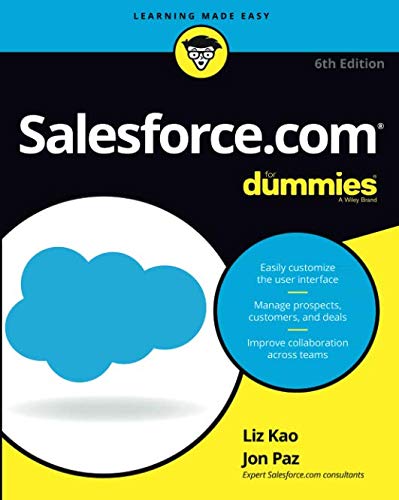 Book Cover Salesforce.com For Dummies, 6th Edition (For Dummies (Computer/Tech))