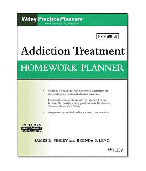 Book Cover Addiction Treatment Homework Planner (PracticePlanners)