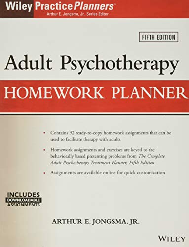 Book Cover Adult Psychotherapy Homework Planner (PracticePlanners)