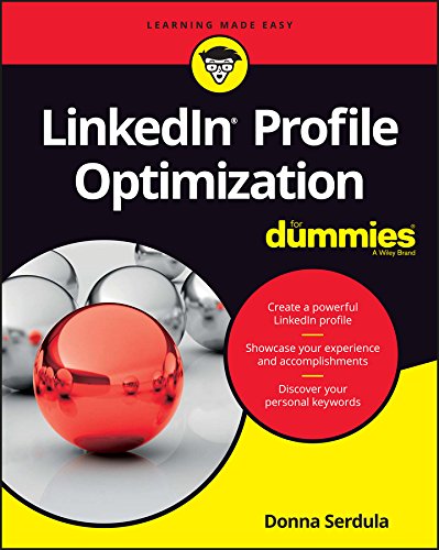 Book Cover LinkedIn Profile Optimization For Dummies (For Dummies (Career/Education))