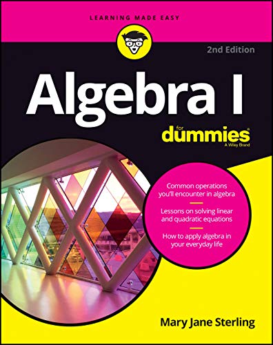 Book Cover Algebra I For Dummies (For Dummies (Math & Science))