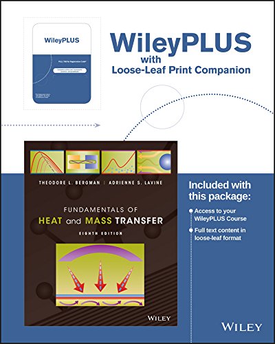 Book Cover Fundamentals of Heat and Mass Transfer Wileyplus Access Code + Fundamentals of Heat and Mass Transfer