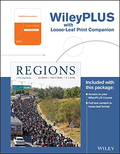 Book Cover Geography: Realms, Regions, and Concepts, 17e WileyPLUS Learning Space Registration Card + Loose-leaf Print Companion