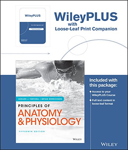 Book Cover Principles of Anatomy and Physiology, 15e WileyPLUS Registration Card + Loose-leaf Print Companion