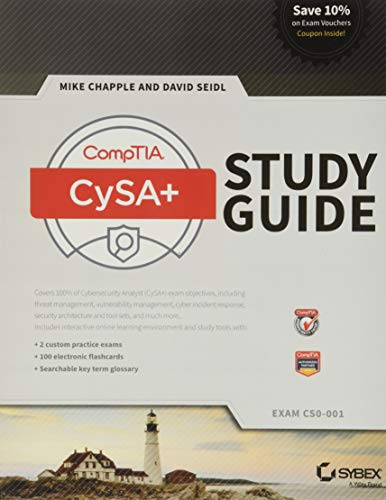 Book Cover CompTIA CySA+ Study Guide: Exam CS0-001 (Packaging may vary)