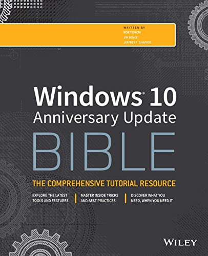 Book Cover Windows 10 Anniversary Update Bible